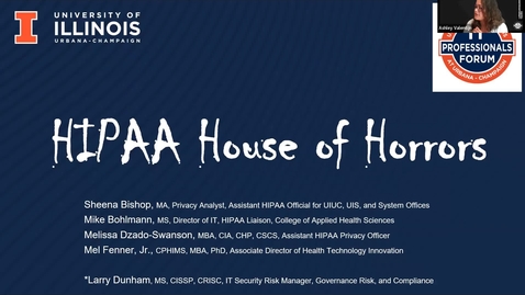 Thumbnail for HIPAA House of Horrors