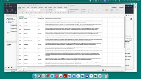 Thumbnail for MAXQDA: Add Survey Data