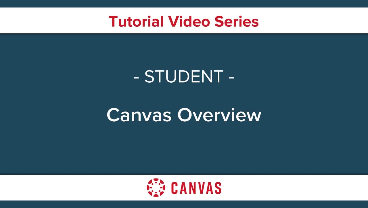 Canvas Overview for Students