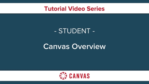 Thumbnail for entry Canvas Overview for Students