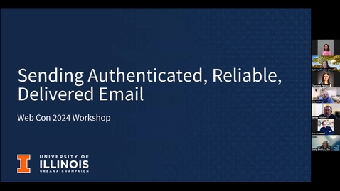 Thumbnail for November Web Con Workshop: Sending Authenticated, Reliable, Delivered Email