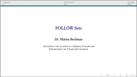 Thumbnail for Follow Sets