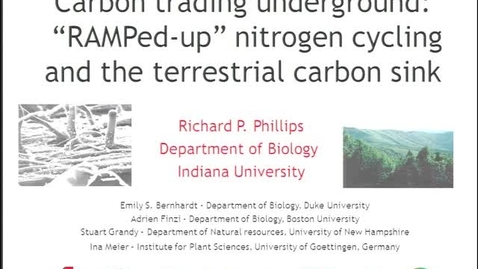 Thumbnail for NRES 2011 Fall Seminar Series - Richard P. Phillips