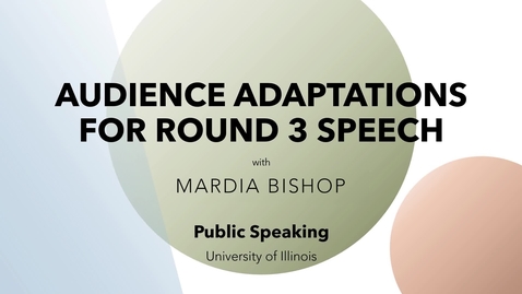 Thumbnail for Audience Adaptation for Round 3 Speech