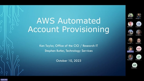 Thumbnail for entry AWS Account Provisioning