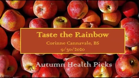 Thumbnail for entry Taste the Rainbow: A brief Overview of Carotenoids in Your Diet, Body, and Life