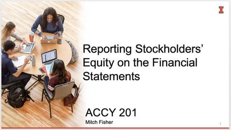 Thumbnail for entry Reporting SHE on the financial statements