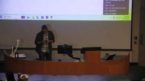 Thumbnail for Lecture 23 (November 12, via lecture capture)