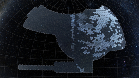 Thumbnail for Dark Energy Survey Sky Coverage and Image Zoom