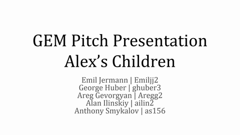 Thumbnail for Student Project Pitch Presentations: Principles of Autonomy Spring 2025