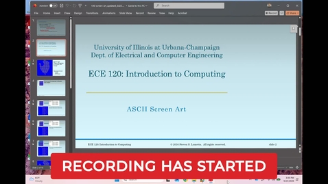 Thumbnail for Introduction to Computing (ECE 120 AL2) Spring 2026