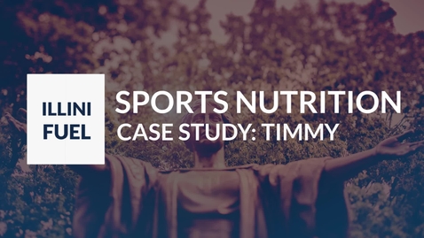 Thumbnail for entry HOT TOPICS IN SPORTS NUTRITION -- Timmy