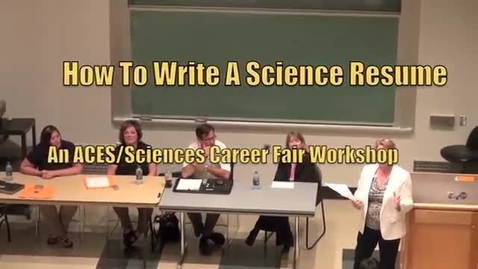 Thumbnail for How To Write A Science Resume