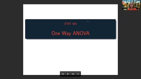 Thumbnail for entry STAT425: One-way ANOVA models Part 1 (1 of 2)