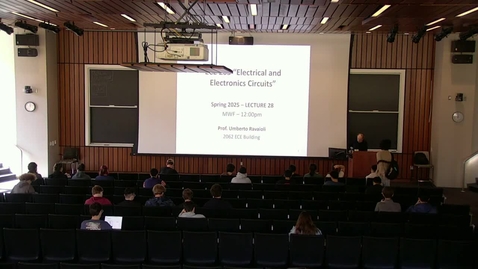 Thumbnail for ECE 205 Fall 2025 - Lecture 28