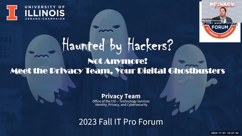Thumbnail for entry Haunted by Hackers? Not Anymore! Meet the Privacy Team, Your Digital Ghostbusters