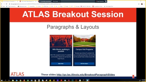 Thumbnail for ATLAS Breakout Session: Paragraphs &amp; Layouts - January 29th 2020