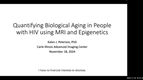 Thumbnail for CIAIC Seminar 2024-11-18 Kalen Petersen