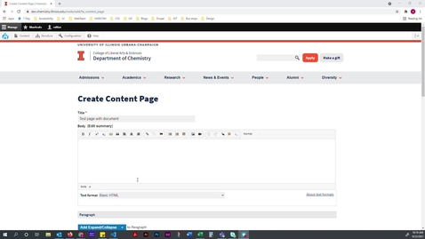 Thumbnail for Uploading documents to the Media Library