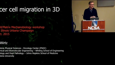 Thumbnail for Cancer cell migration in 3D