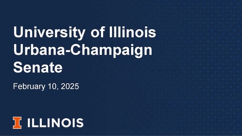 Thumbnail for Academic Senate Meeting, Feb. 10, 2025