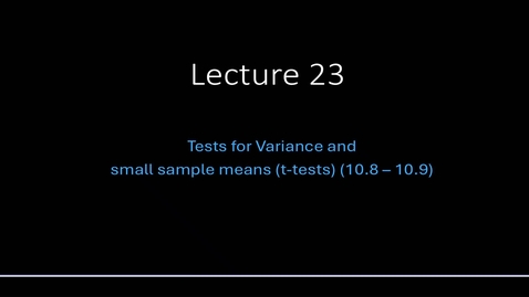 Thumbnail for Tues Dec 3 - Stat 400