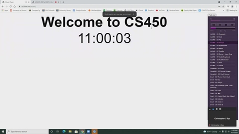 Thumbnail for CS450 Lecture 16 October 14 (via Lecture Capture)