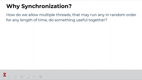 Thumbnail for CS 423 (Spring 2021) - Synchronization - Week 4 (3/7)
