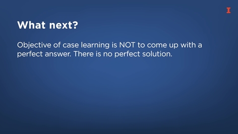 Thumbnail for Case Method: Final Thoughts