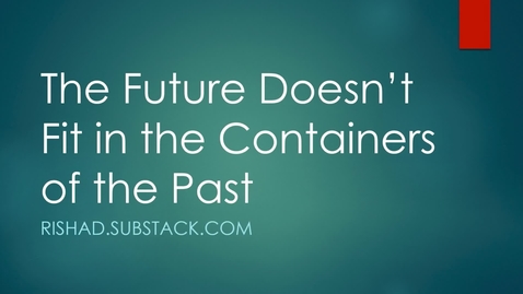 Thumbnail for entry Rishad Tobaccowala: The Future Doesn't Fit in the Containers of the Past - iConverge 2022