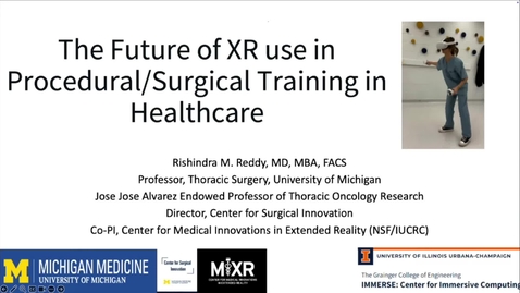 Thumbnail for 13 - The Future of XR Use in Procedural-Surgical Training in Healthcare