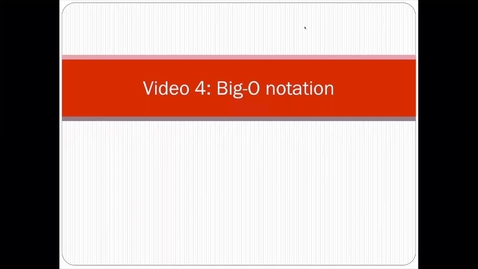 Thumbnail for Errors - Big-o notation