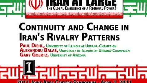 Thumbnail for Continuity and Change in Iran's Rivalry Patterns