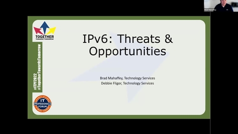 Thumbnail for IPv6: Threats and Opportunities