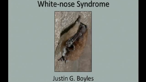 Thumbnail for NRES 2012 Fall Seminar Series - Justin G. Boyles