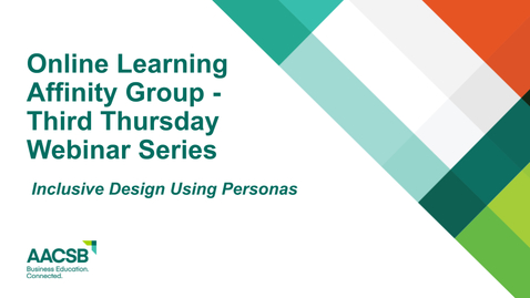 Thumbnail for entry Inclusive Design Using Personas
