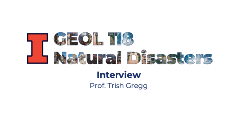 Thumbnail for entry GEOL118 Interview with Prof. Trish Gregg