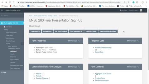 Thumbnail for ATLAS FormBuilder - How to export form response data as a PDF