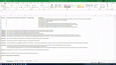 Thumbnail for Excel practice lecture