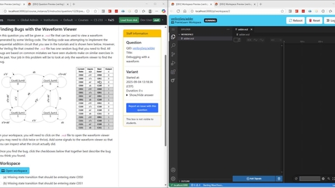 Thumbnail for Tutorial on using the waveform viewer for FSM debugging