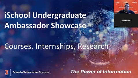 Thumbnail for iSchool Ambassador Showcase 4.21.22