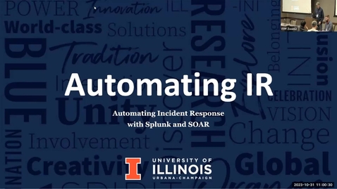 Thumbnail for Automating Incident Response with Splunk and SOAR