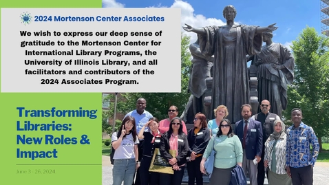 Thumbnail for 2024 Mortenson Center Associates Thank You