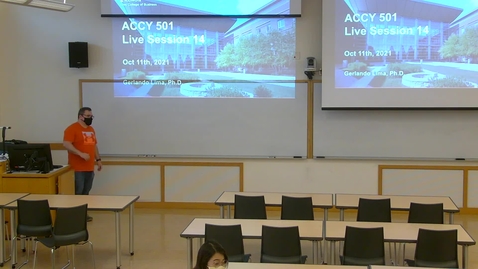 Thumbnail for Accounting Analysis I (ACCY 501 MSF) Fall 2021