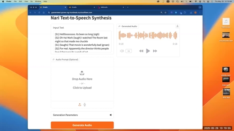 Thumbnail for AI Audio Tools: Local Models for Emotive Speech and Sound Generation by Yury Borukhovich