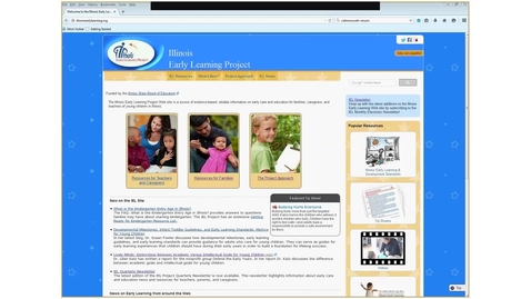 Thumbnail for FINDING IEL Resources Related to the Illinois Early Learning &amp; Development Standards (IELDS)