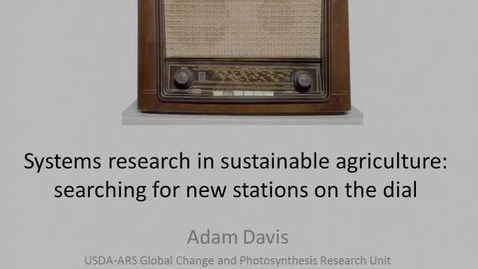 Thumbnail for NRES 2012 Spring Seminar Series - Adam Davis