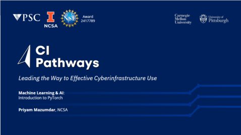 Thumbnail for CI Pathways: Introduction to PyTorch
