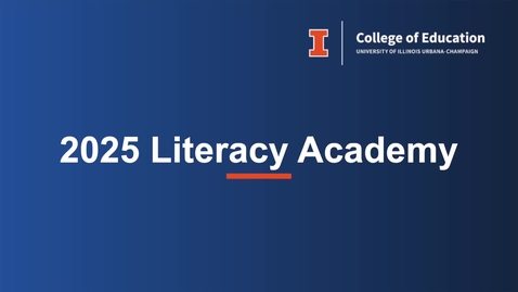 Thumbnail for 2025 Literacy Conferece