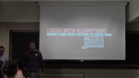 Thumbnail for entry ICR Speaker Series: Living with Algorithms 
